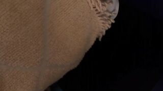 Dark Hair Angie Mojadp solo masturbates with huge dildos # two