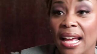 Stud fucks two beauty penis blowing ebony anal bitches