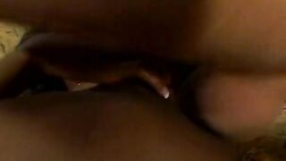 Ebony penis sucking off cum skank gets her asshole slammed