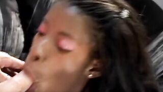 White dude gets his penis blown by big titted sluts then fucks her