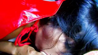 Mom step milf Dark Haired 19 yo with natural boobs has anal sex with