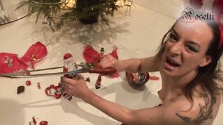 Kinky Pervert Peeing Christmas Bitch