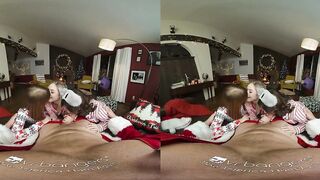 VR BANGERS Santa's Dick For 3 Sexsual Teenie Babes VR Porn
