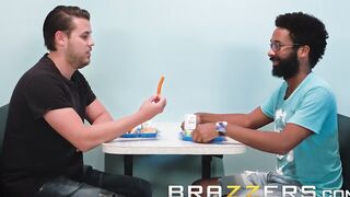 Brazzers - Jenna Sativa and Riley Nixon have Sex inside the School Cafitiria
