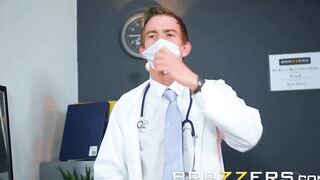 Big Boobed Blonde Patient Gets a One Of A Kind Facial - Brazzers