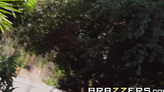 Goddess & Big Boobed Blonde Gets Screwed on a Trampoline - Brazzers