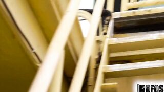 Mofos - Erotic smoker 19 year old Joseline Kelly takes it into the butt