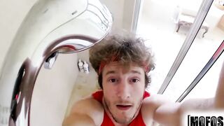 Mofos - African teenagers Jamie Marleigh gets banged into the restroom