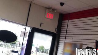 Mofos - Teens blows penis into the changing room