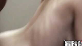 Mofos - Teens blows penis into the changing room