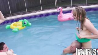 Mofos - Incredible Sexy pool party sex party
