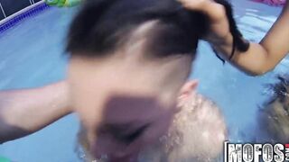 Mofos - Incredible Sexy pool party sex party