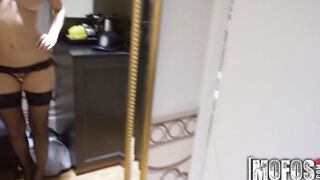 Mofos - Beauty with Long Titted Tries on Underwear