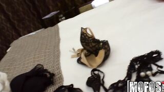 Mofos - Beauty with Long Titted Tries on Underwear