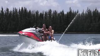 Mofos - goddess 3some on the seadoo