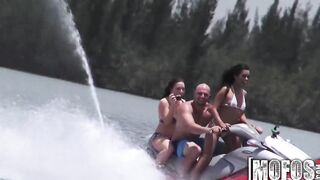 Mofos - goddess 3some on the seadoo