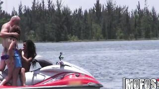 Mofos - goddess 3some on the seadoo