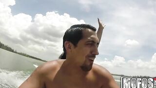 Mofos - goddess 3some on the seadoo