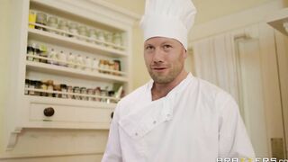Amber Deen Gets some Cock for Dinner - Brazzers