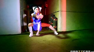 Sex Fighter: Chun Li Vs. Cammy (XXX Parody) - Brazzers