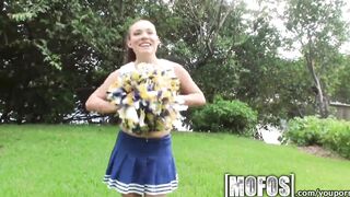 Mofos - Babe cheerleader blows long dick