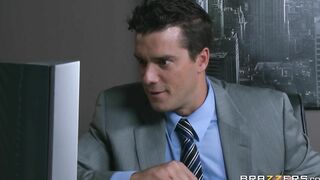 Eva Angelina Deepthroats her Co-worker - Brazzers