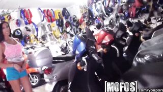 Mofos - Babe Hispanic Hottie blows penis
