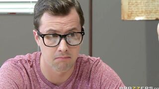 Professor has 3Some with her Students - Brazzers