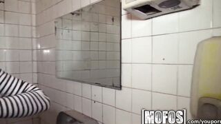 Mofos - sexy 18 year old fucking into the backroom