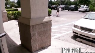 Mofos - Adorable 18 Calista Carmichael blows penis