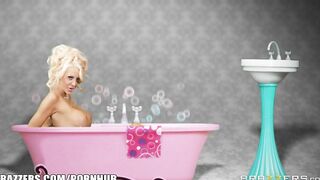 Brazzers cunt with mouth inside a Brazzers World Parody - Brazzers