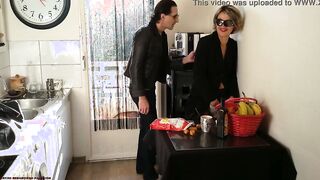Cheating Stepmom Gets Vulgar Inside Front Of Step Son Hearing Next Door Banged