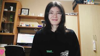 A School Girl agrees to a head asks for help with her studies