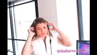 Little Liana with bald Vagina Pose Fans