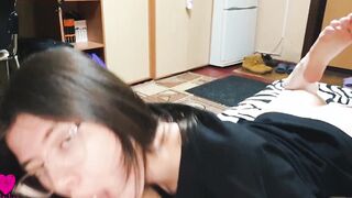 Mistress from uni stayed overnight inside my room and get banged