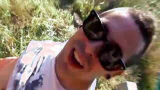 Outdoor Samia Christal teens with natural jugs has anal sex