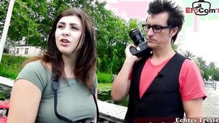 German 18yo natural titties 18 year old Street Flirt and pick up