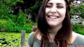 German 18yo natural titties 18 year old Street Flirt and pick up