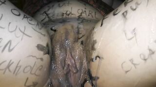 Huge boobed  teens college sluts turned inside creampied bimbo inside a bukkake gang bang! - Roleplay - Milky Mari