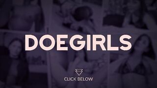 DOEGIRLS - Bae bimbos Mia Split Fucks Her Cunt With Vibrator