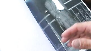 Monique drinks cum after blowing cock and ride 2 cocks