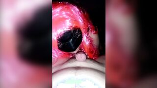 Mind-sucking bj from sexy with pink hair!