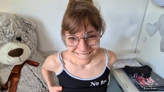 Cum through a Turned On Lockdown
