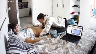 Amateur Dark Haired European Bimbos Goddess at Sucking Off & Hand Job