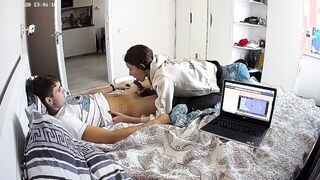 Amateur Dark Haired European Bimbos Goddess at Sucking Off & Hand Job