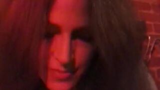 Big Boobed red haired dominates curvy dark haired then smacks her butt