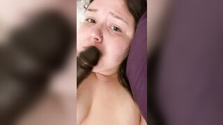 Sucking my african sex toy