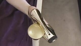 Sultry MILFs inside milf skin bikinis paw each other into room