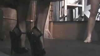 Submissive sub of awesome lover inside leopard fur