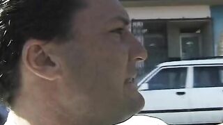 Black hooker with tatto serves white dick and gets facial